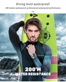 Relógio de aço inoxidável ADDIESDIVE masculino europeu, relógio de quartzo para lazer e negócios, à prova d'água.