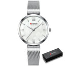 Relógio de Moda CURREN para Mulheres – Relógio de Quartzo de Luxo.